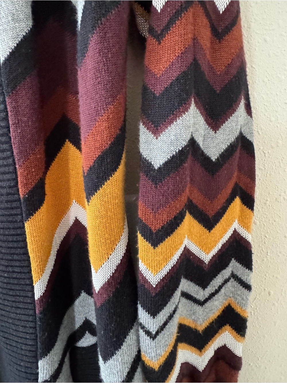 Missoni Target Women’s XS Cardigan Chevron Pattern Open Duster Sweater - Picture 4 of 7